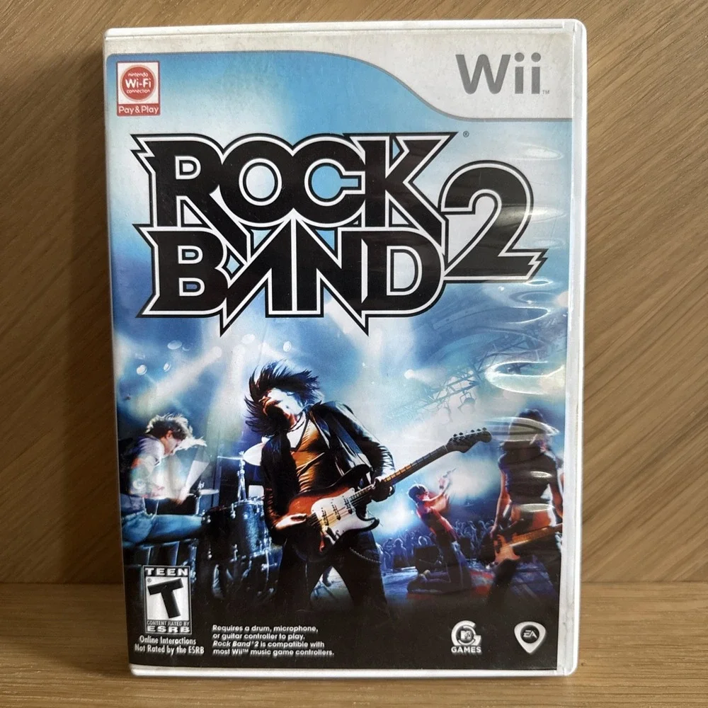 Rockband 2 Nintendo Wii 2008 With Manual Untested As-Is - Picture 1 of 6
